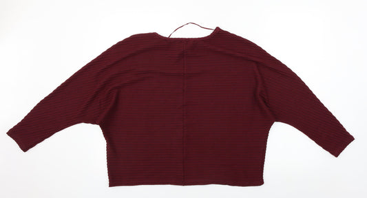 Primark Womens Red Pullover Jumper Size M