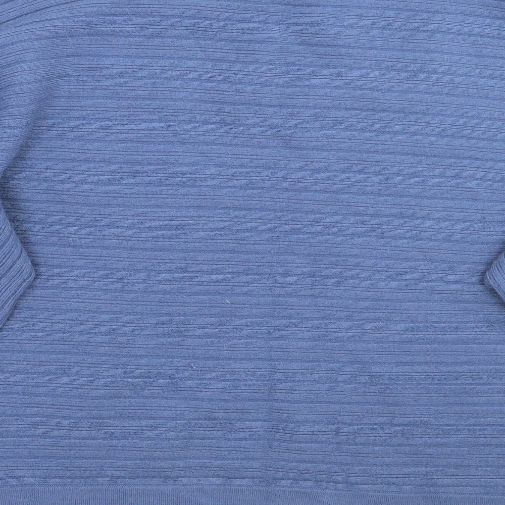 Nutmeg Womens Blue   Pullover Jumper Size 14