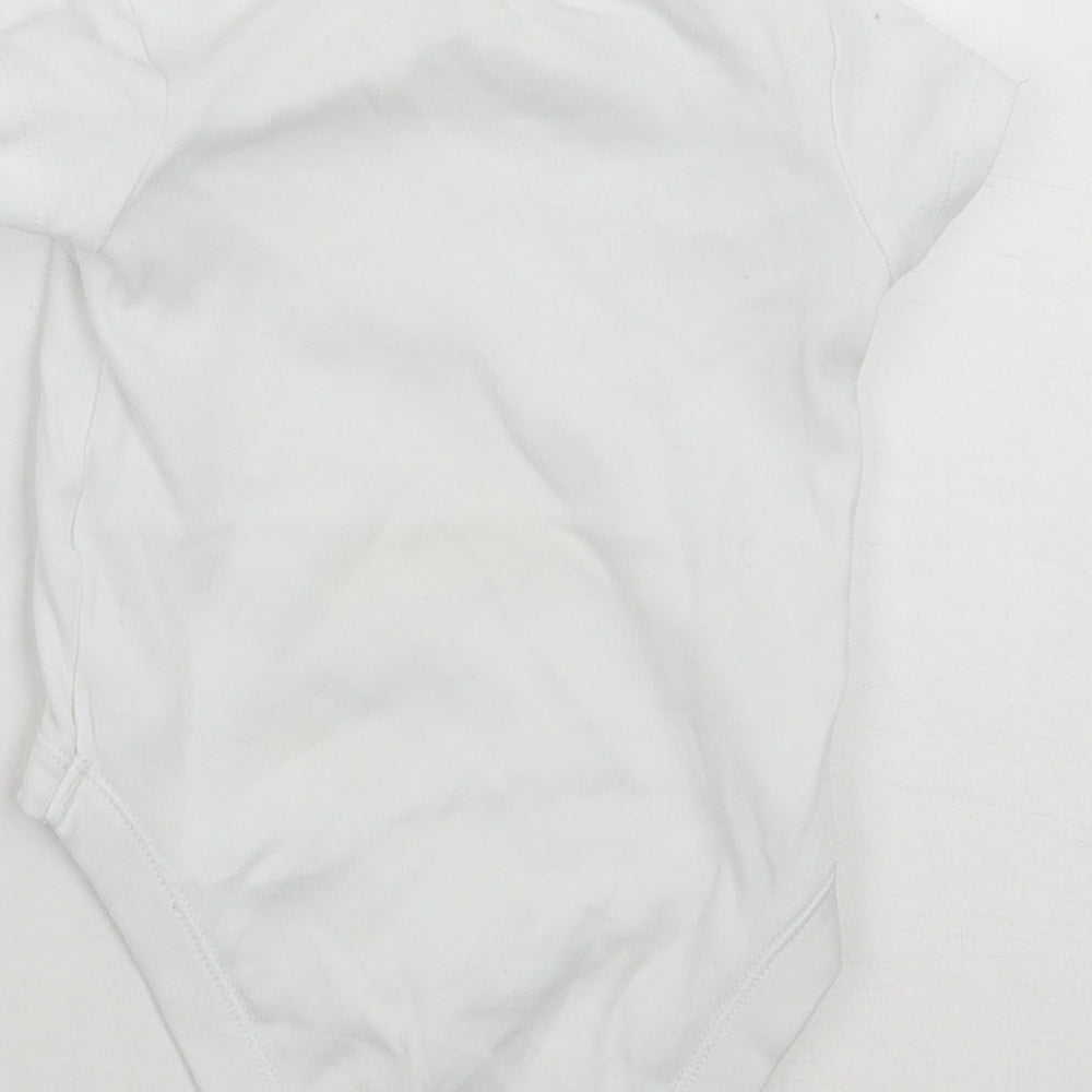 F&F Baby White Babygrow One-Piece Size 0-3 Months - Day dreamer