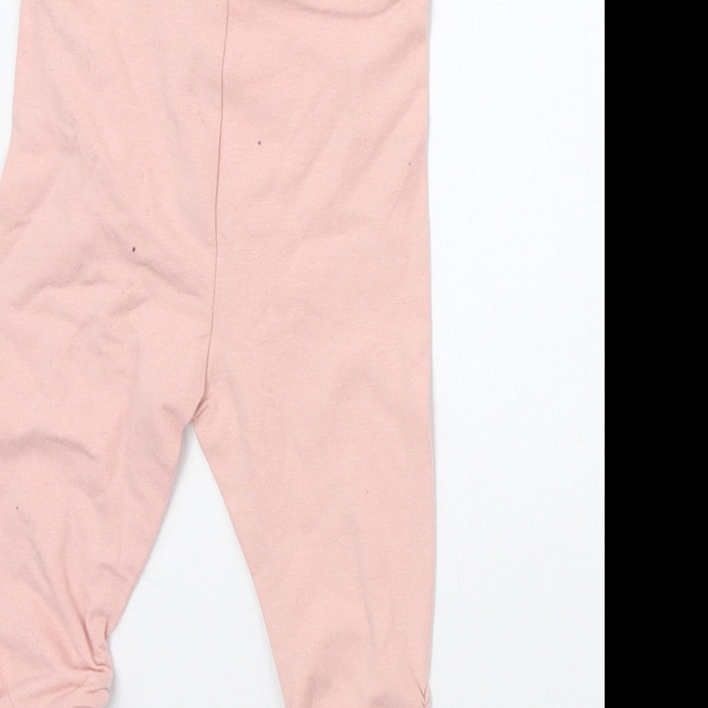 Mini Club Girls Pink Sweatpants Trousers Size 0-3 Months