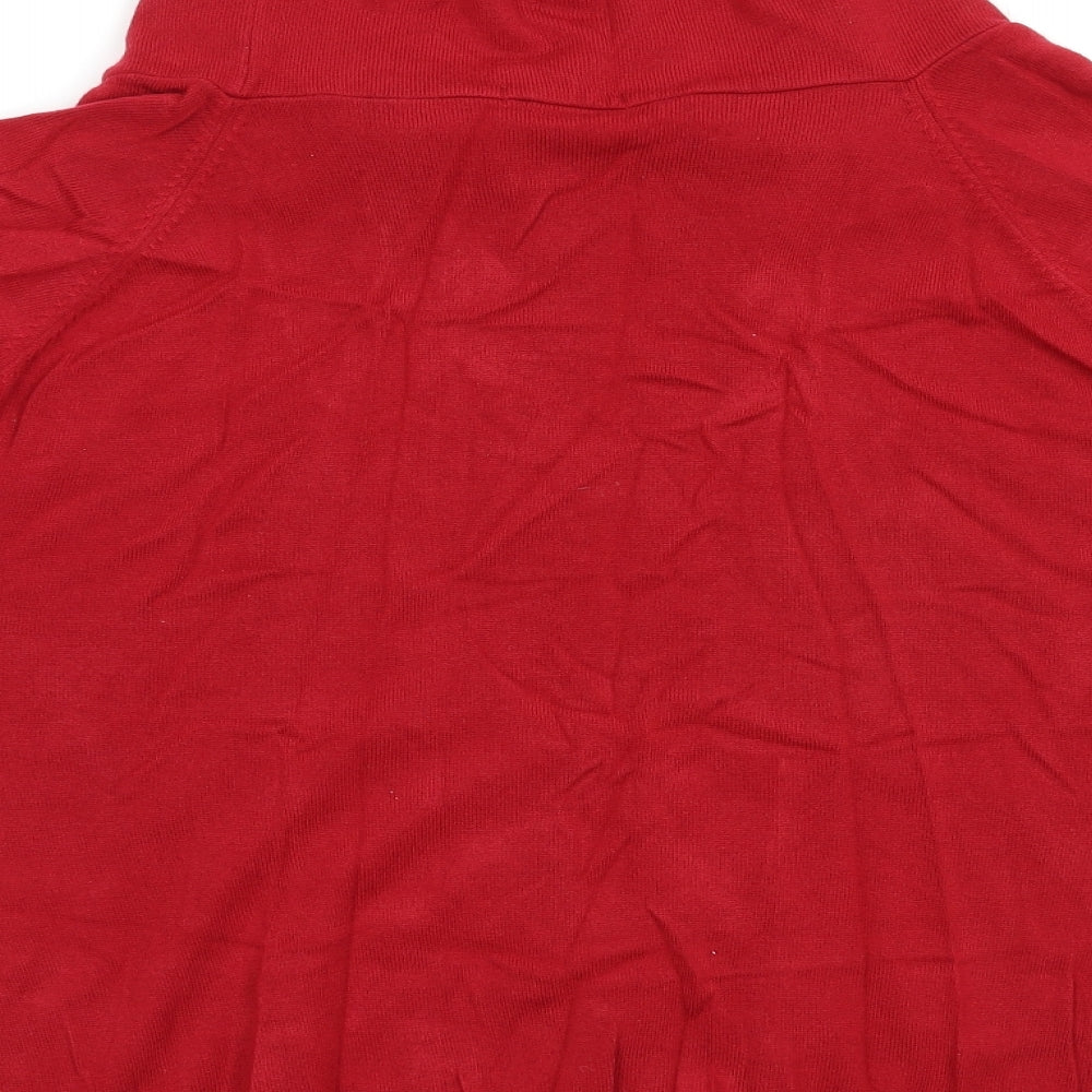 Womens UK Size 20 Marks and Spencer Red Pullover Jumper