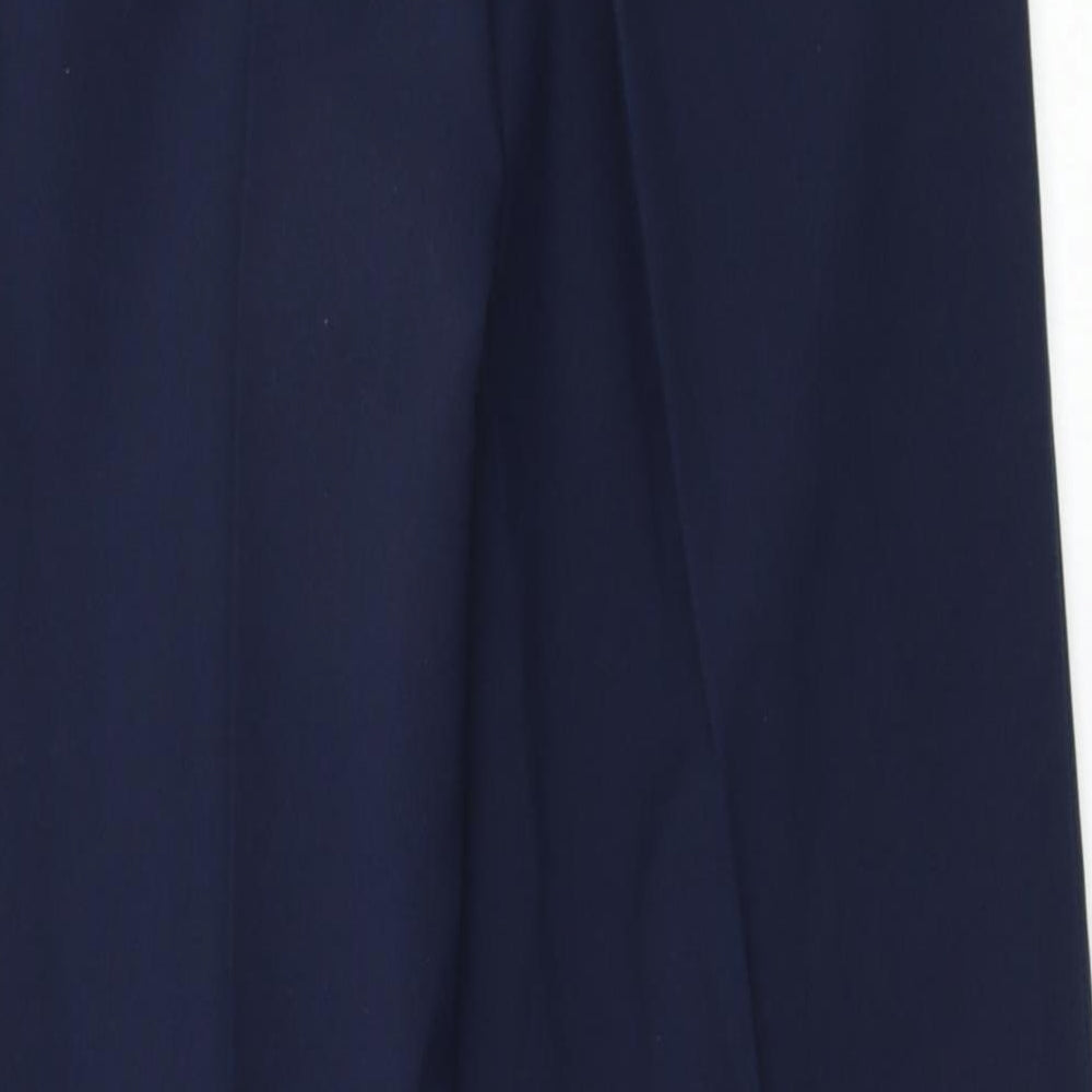 Womens UK Size 12 design essentials Regular Fit Blue Trousers