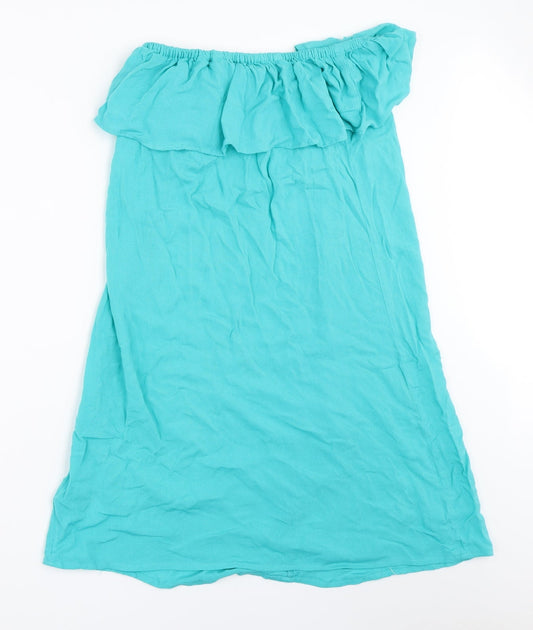 Papaya Womens Blue Mini Size 8