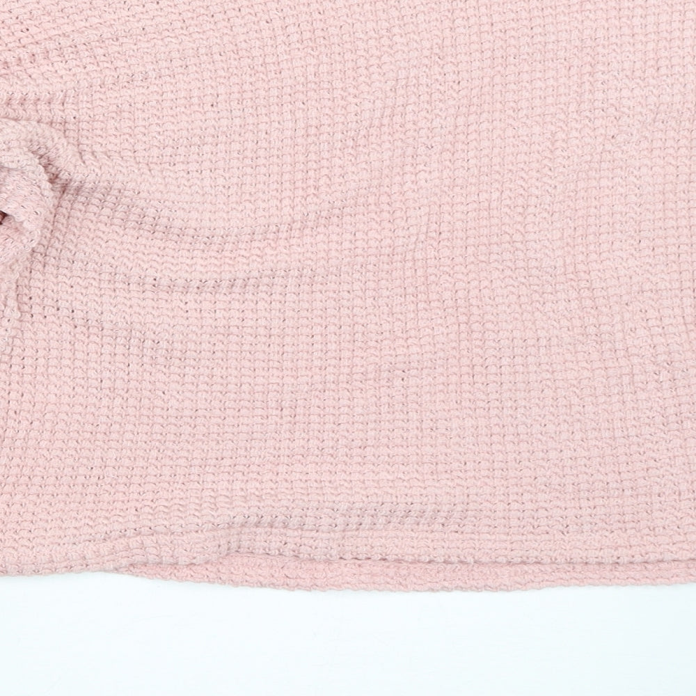 SheIn Womens Pink Pullover Jumper Size XL