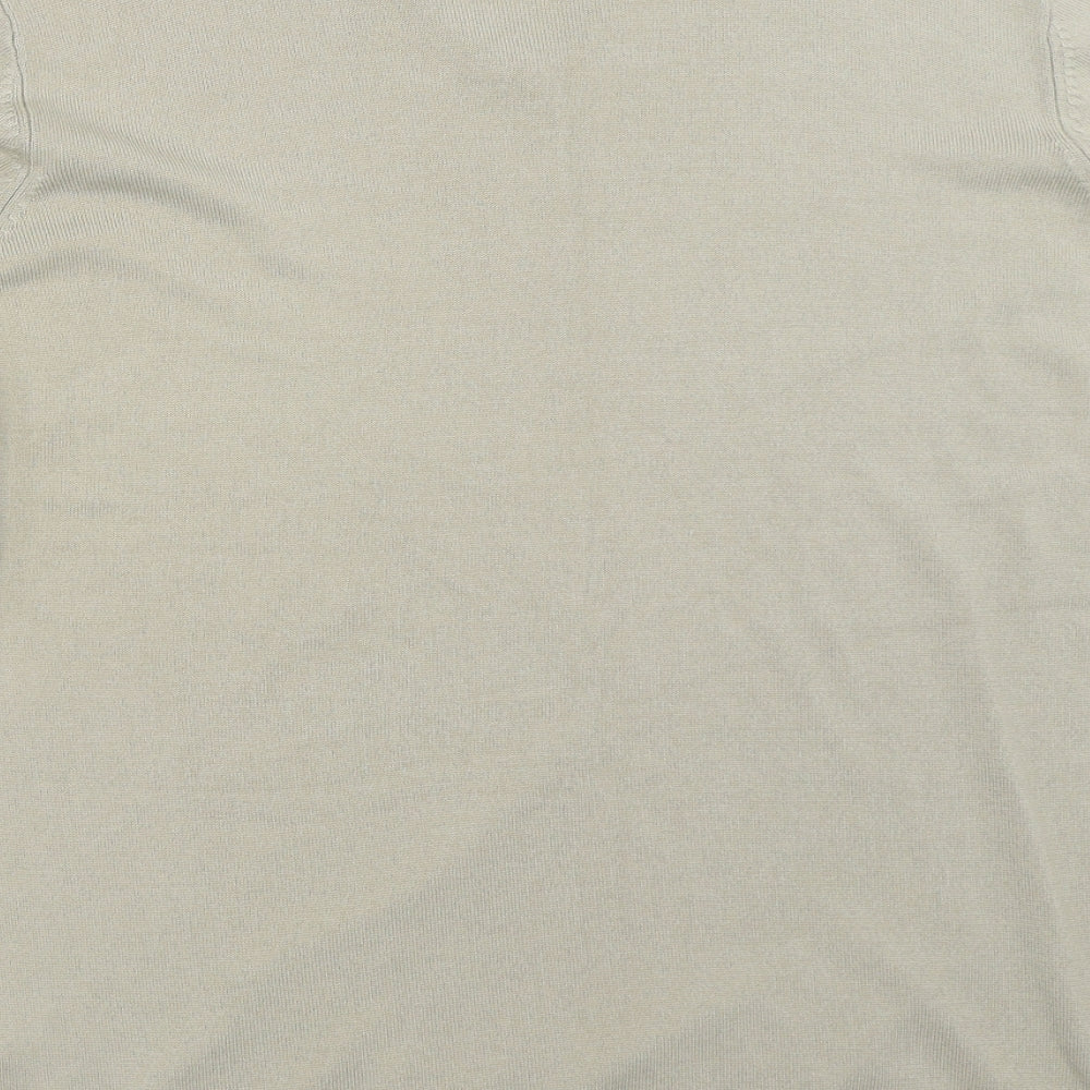 Marks and Spencer Mens Beige Pullover Jumper Size L