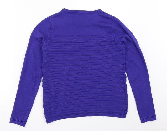 Womens UK Size XS Bonmarché Blue Pullover Jumper