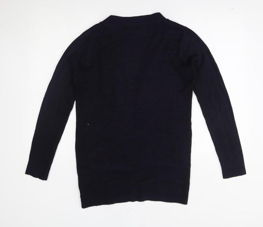 Womens UK Size 12 Brave Soul Blue Cardigan Jumper