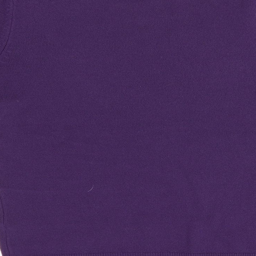 Womens UK Size 8 Marks and Spencer Purple Pullover Jumper