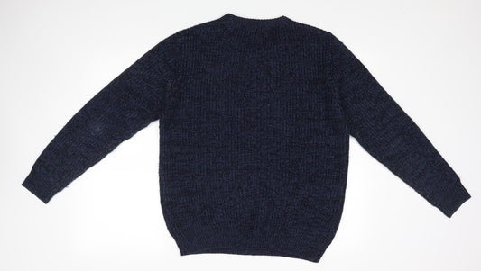 Sandstone & Co Men Mens Blue Pullover Jumper Size M