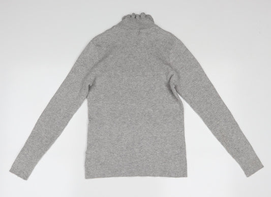 Womens UK Size 12 New Look Grey Pullover Jumper