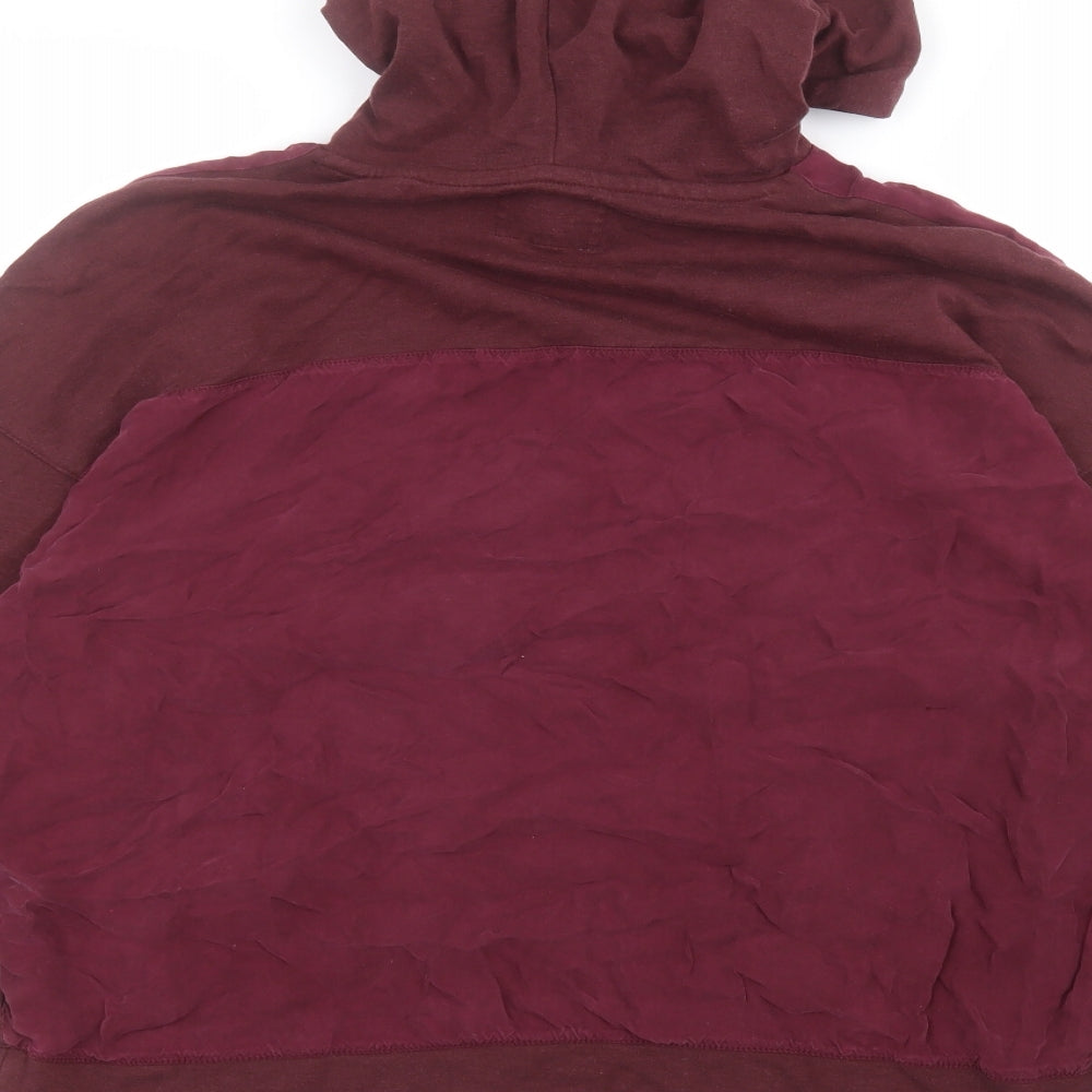 Womens UK Size L NEXT Red Pullover Hoodie