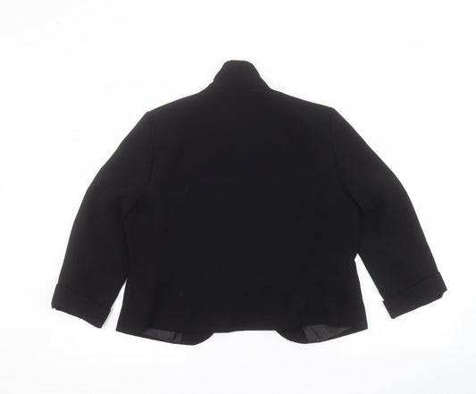 Papaya Womens Black Jacket Size 14