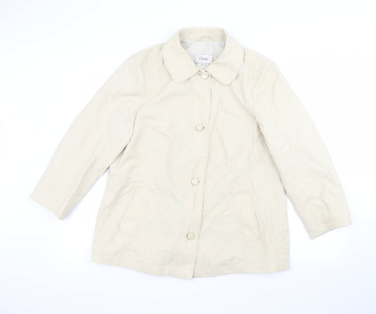 Womens UK Size 14 Classic Beige Jacket