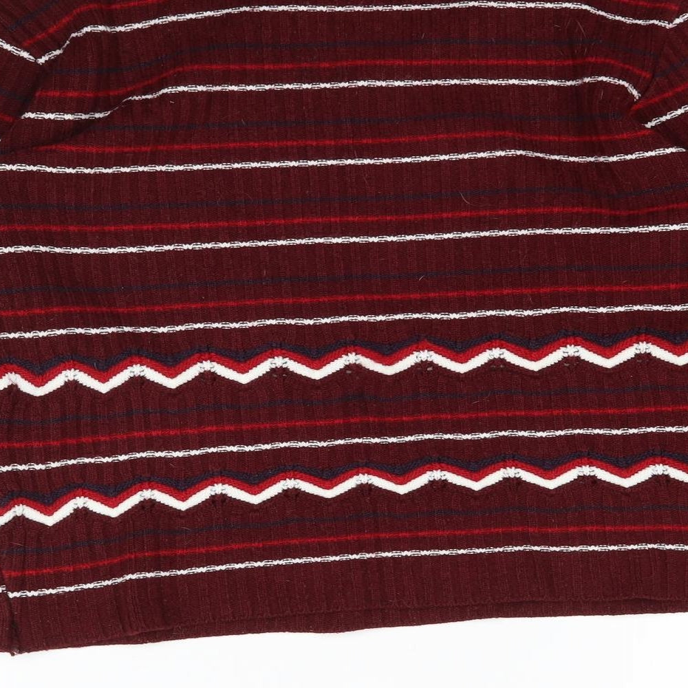 Womens UK Size S Preworn Multicoloured Pullover Jumper