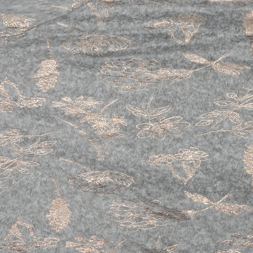 F&F Womens Grey Floral Pullover Jumper Size S