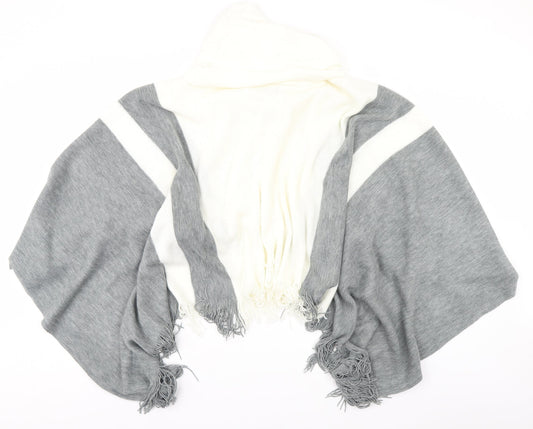 F&F Womens Grey Overcoat Poncho Size M