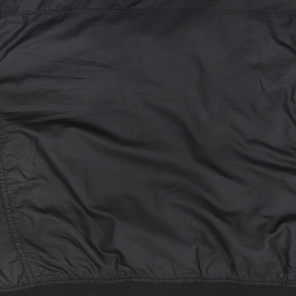 Mens UK Size Preworn Black Overcoat