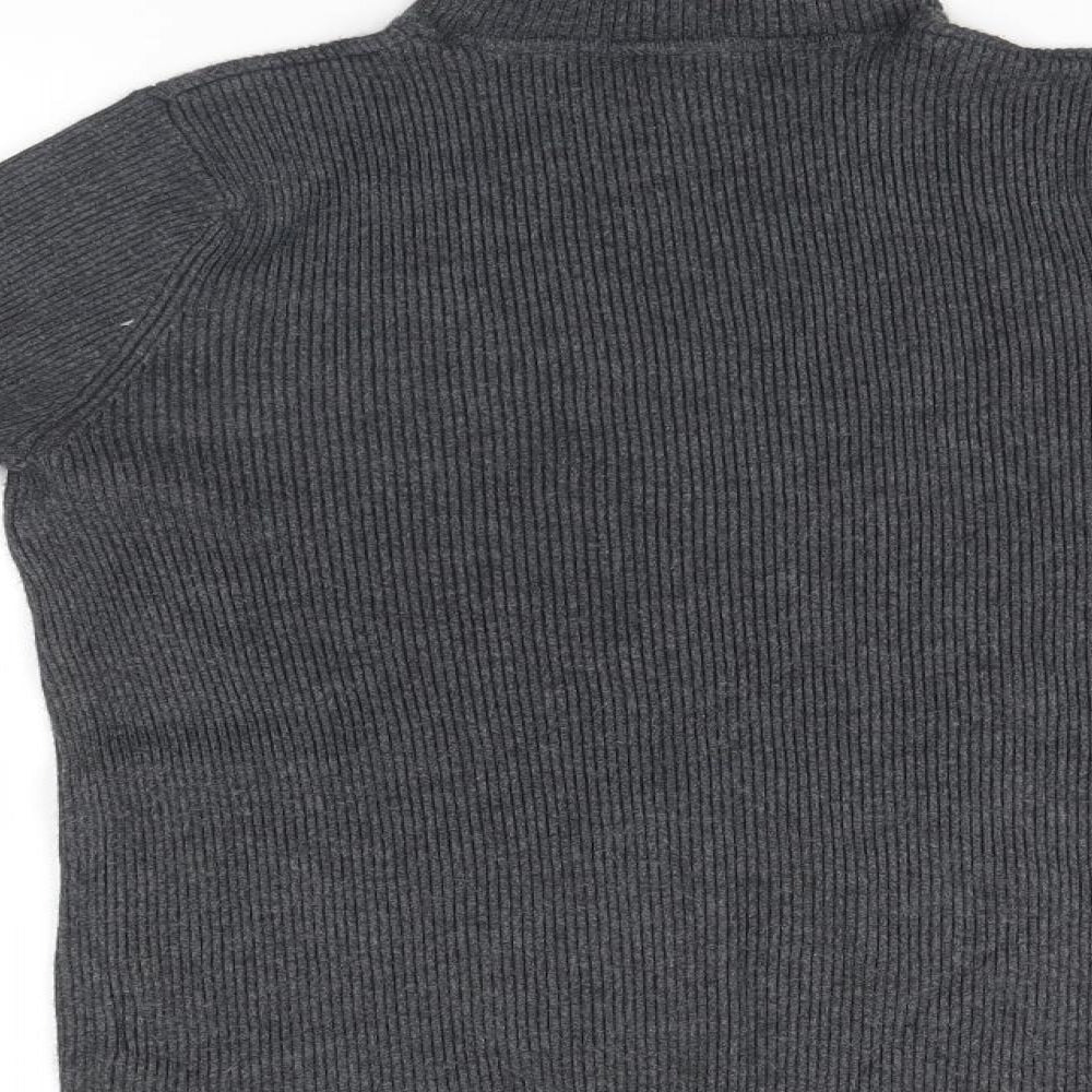 Womens UK Size Preworn Grey Pullover Jumper