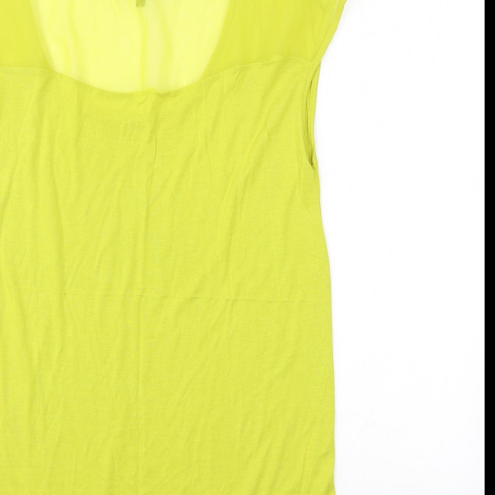 Papaya Womens Green Basic Blouse Size 12