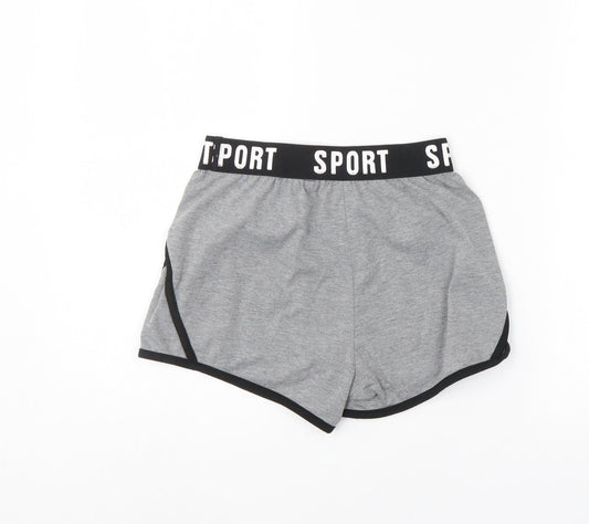 SheIn Womens Grey Sweat Shorts Size XS