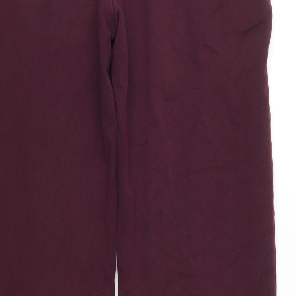 Womens UK Size 12 M&S Regular Fit Jegging Purple Trousers