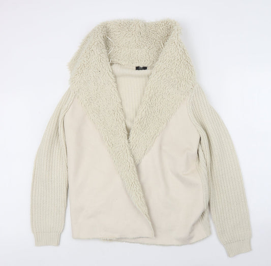 Womens UK Size 14 F&F White Jacket