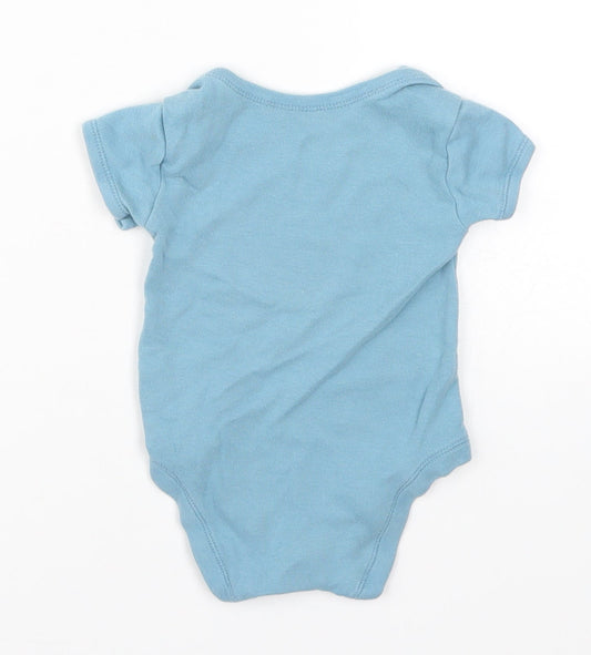 Matalan Baby Blue Babygrow One-Piece Size 6-9 Months - Tiny But Roarsome