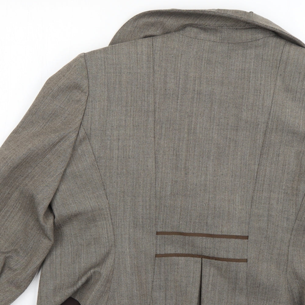 Womens UK Size 16 Marks & Spencer Brown Overcoat