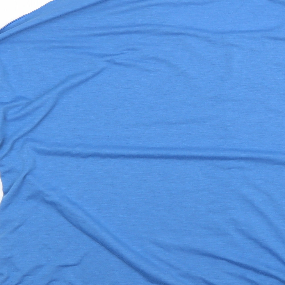 Womens UK Size L Preworn Blue Pullover Jumper