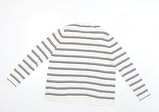 F&F Womens Multicoloured Striped Pullover Jumper Size 14