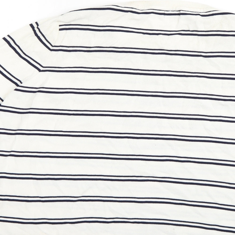 F&F Womens Multicoloured Striped Pullover Jumper Size 14