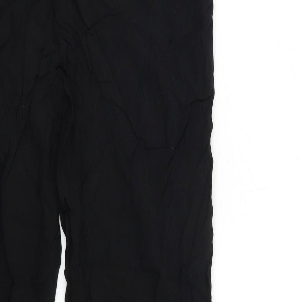 Womens UK Size 10 Atmosphere Regular Fit Black Trousers