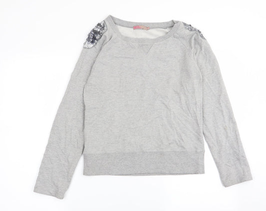 Womens UK Size S saint tropez Grey Pullover Jumper