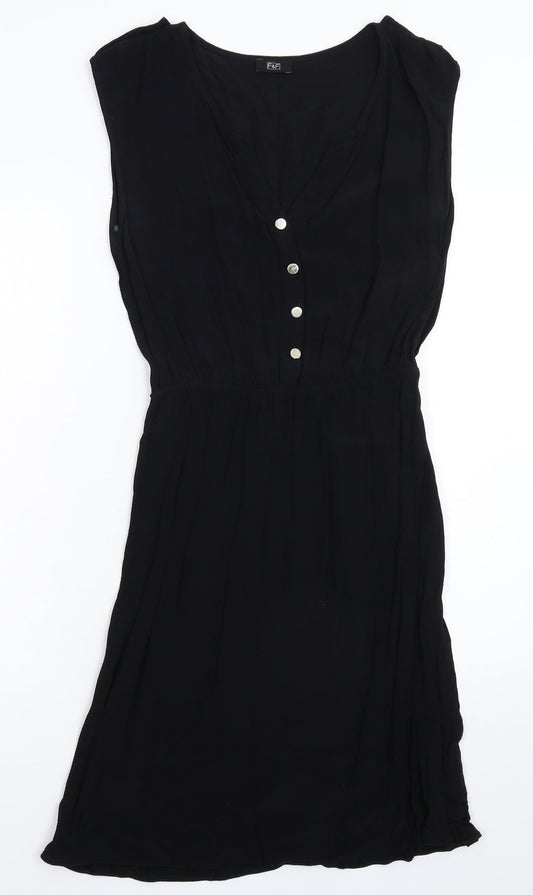 Additional front view of F&F women’s black fit & flare, size S