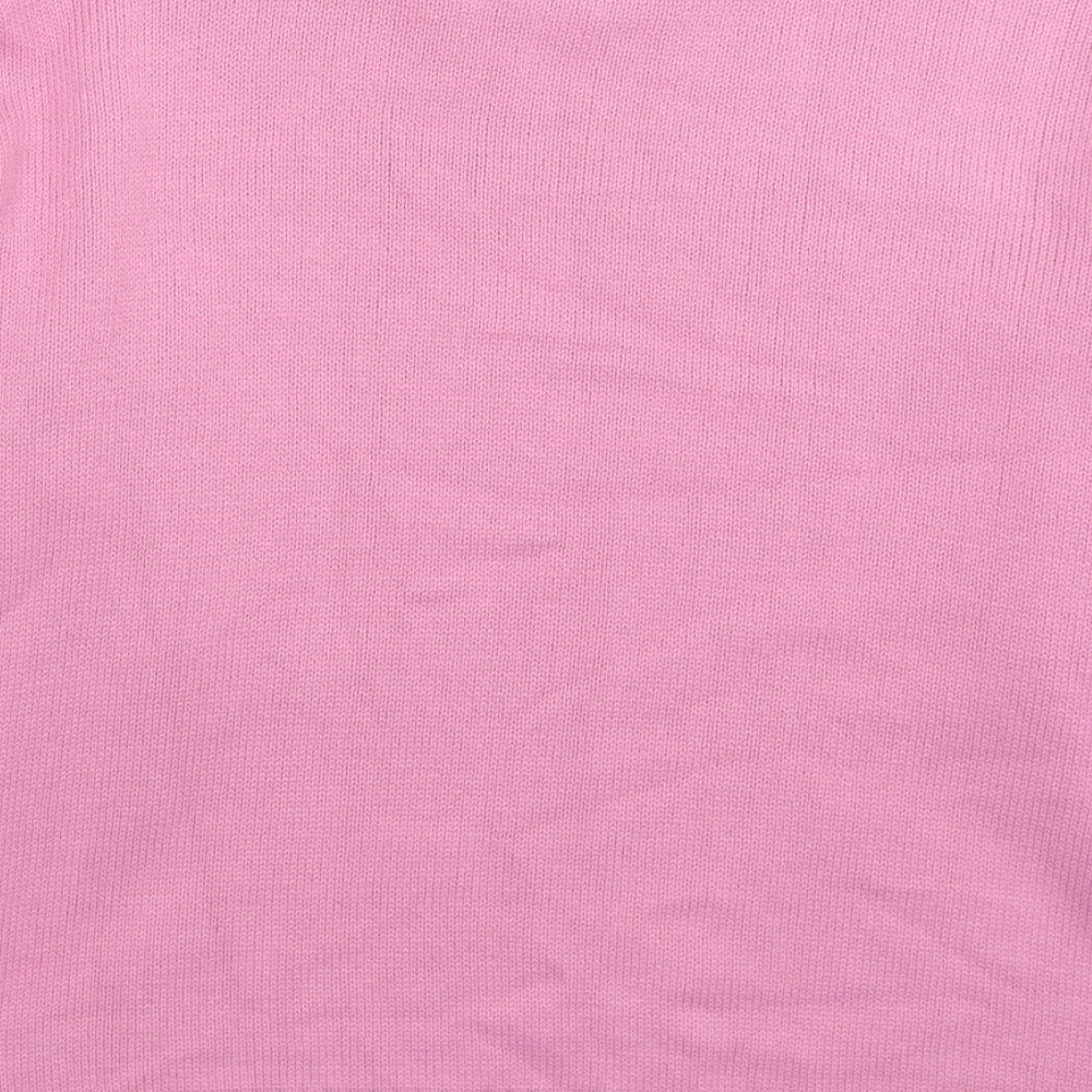 Womens UK Size XL Pure & Natural Pink Pullover Jumper