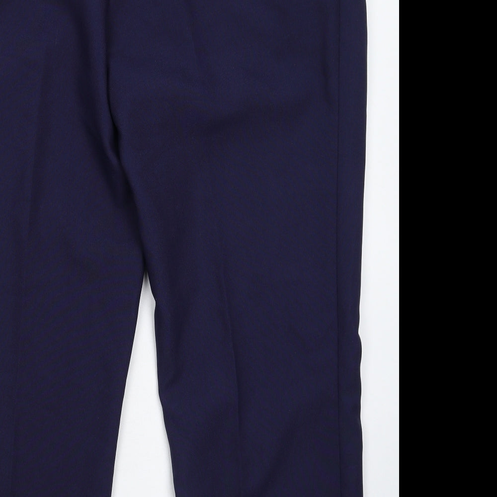 Ted Taylor Mens Blue Dress Pants Trousers Size 40 L29 in