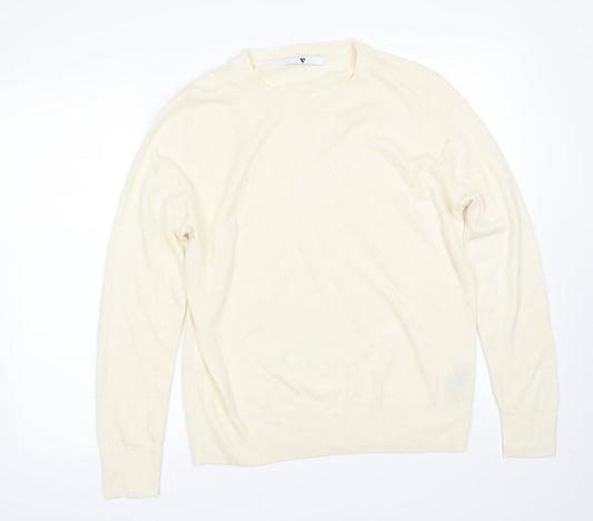 Womens UK Size 12 Very Beige Pullover Jumper