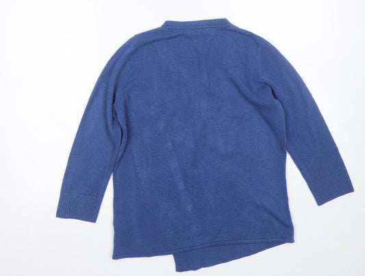 Womens UK Size 12 Per Una Blue Pullover Jumper