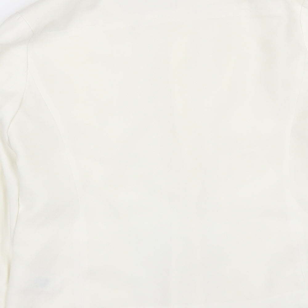 Atmosphere Womens White Jacket Suit Size 10