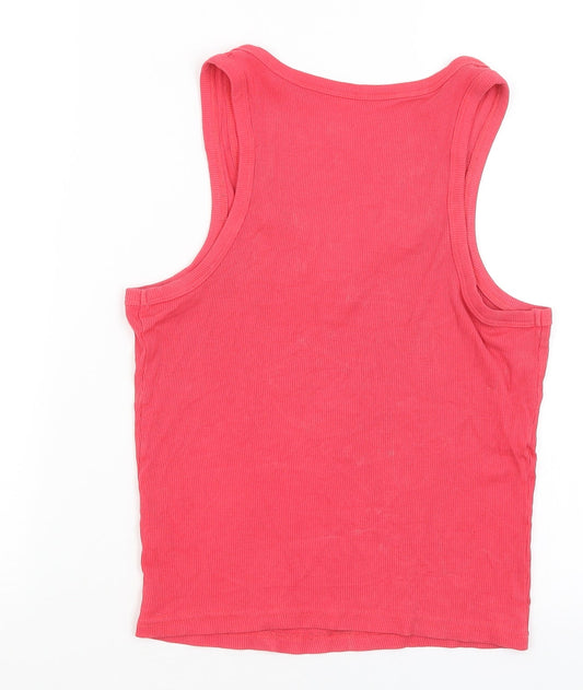 George Womens Pink Basic Tank Size 8