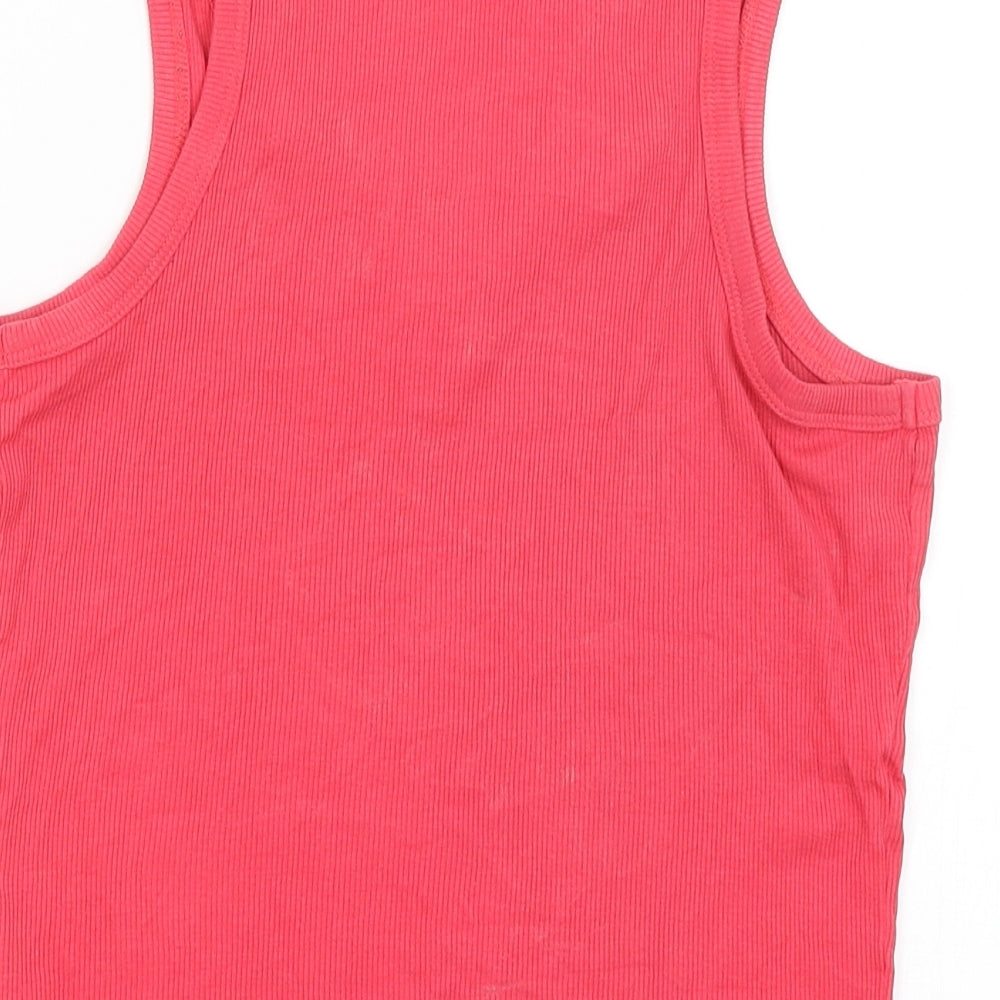George Womens Pink Basic Tank Size 8