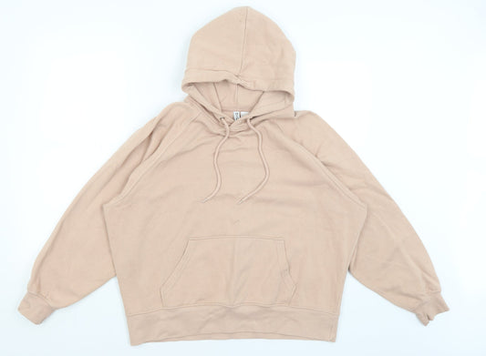 Additional front view of Divided women’s pink pullover hoodie, size XS