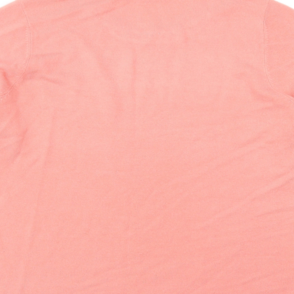 Love knitwear Womens Pink Knit Pullover Jumper Size 18