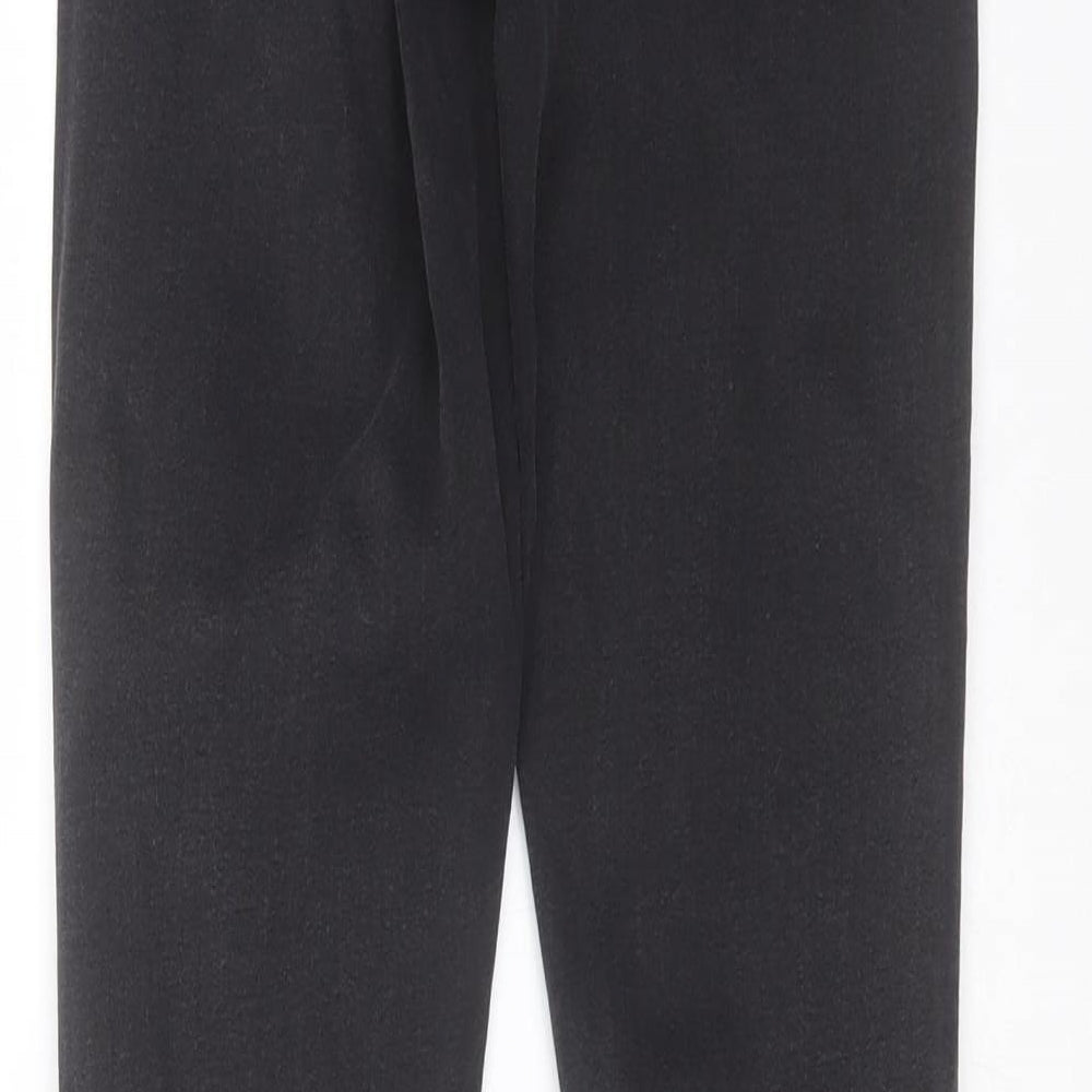 Brand and care label for ASOS women’s grey denim skinny jeans, size UK 26, in, 32-inch leg
