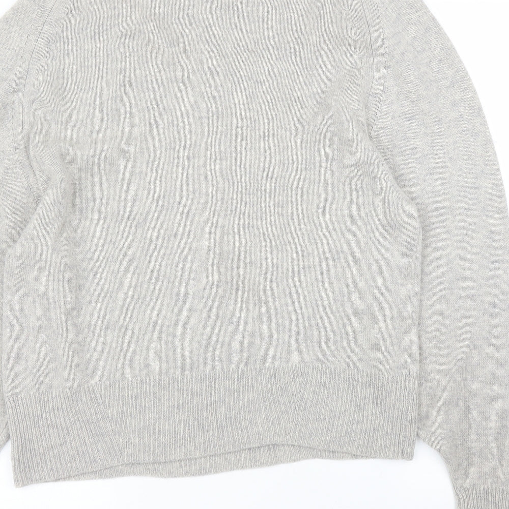 Womens UK Size M Preworn Grey Pullover Jumper