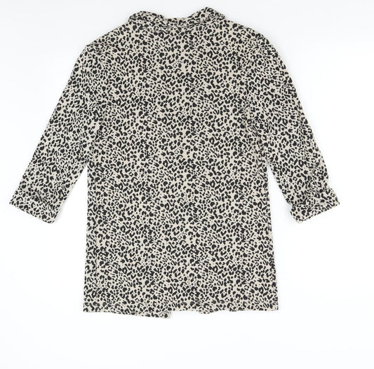 F&F Womens Multicoloured Animal Print  Jacket Blazer Size 6