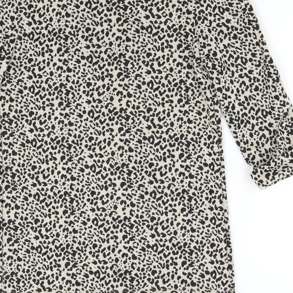 F&F Womens Multicoloured Animal Print Jacket Blazer Size 6