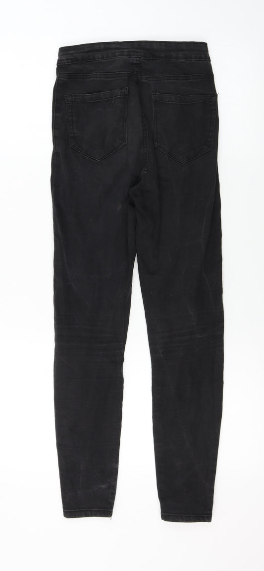 denim co Womens Black Skinny Jeans Size 8 L24 in