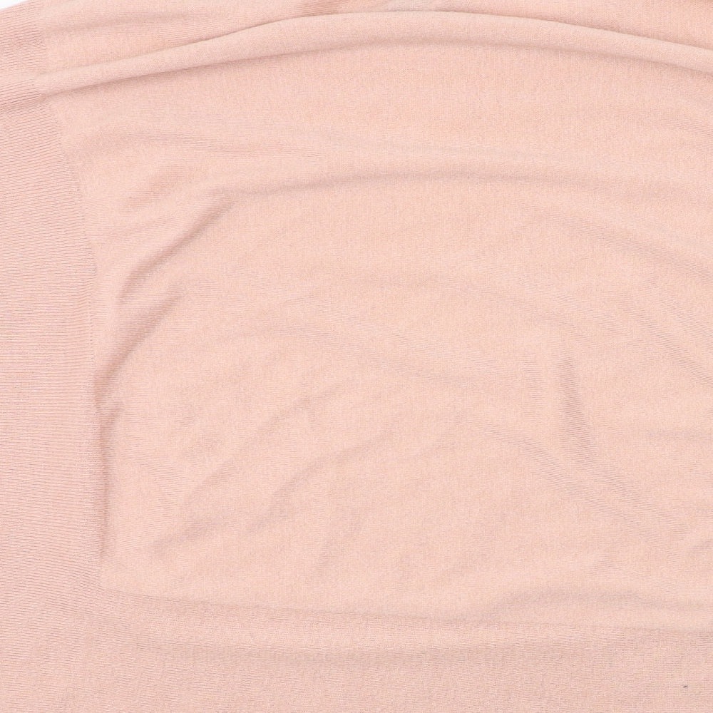 Womens UK Size 10 Topshop Pink Pullover Jumper