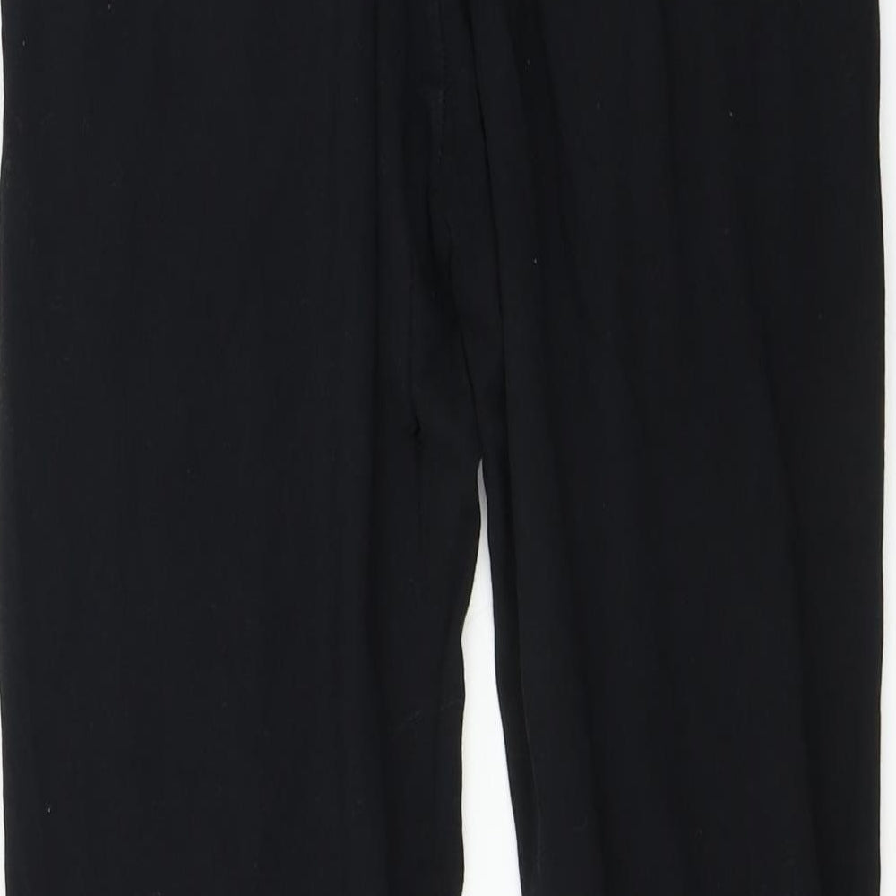 Womens UK Size S NEXT Regular Fit Sweatpants Black Trousers